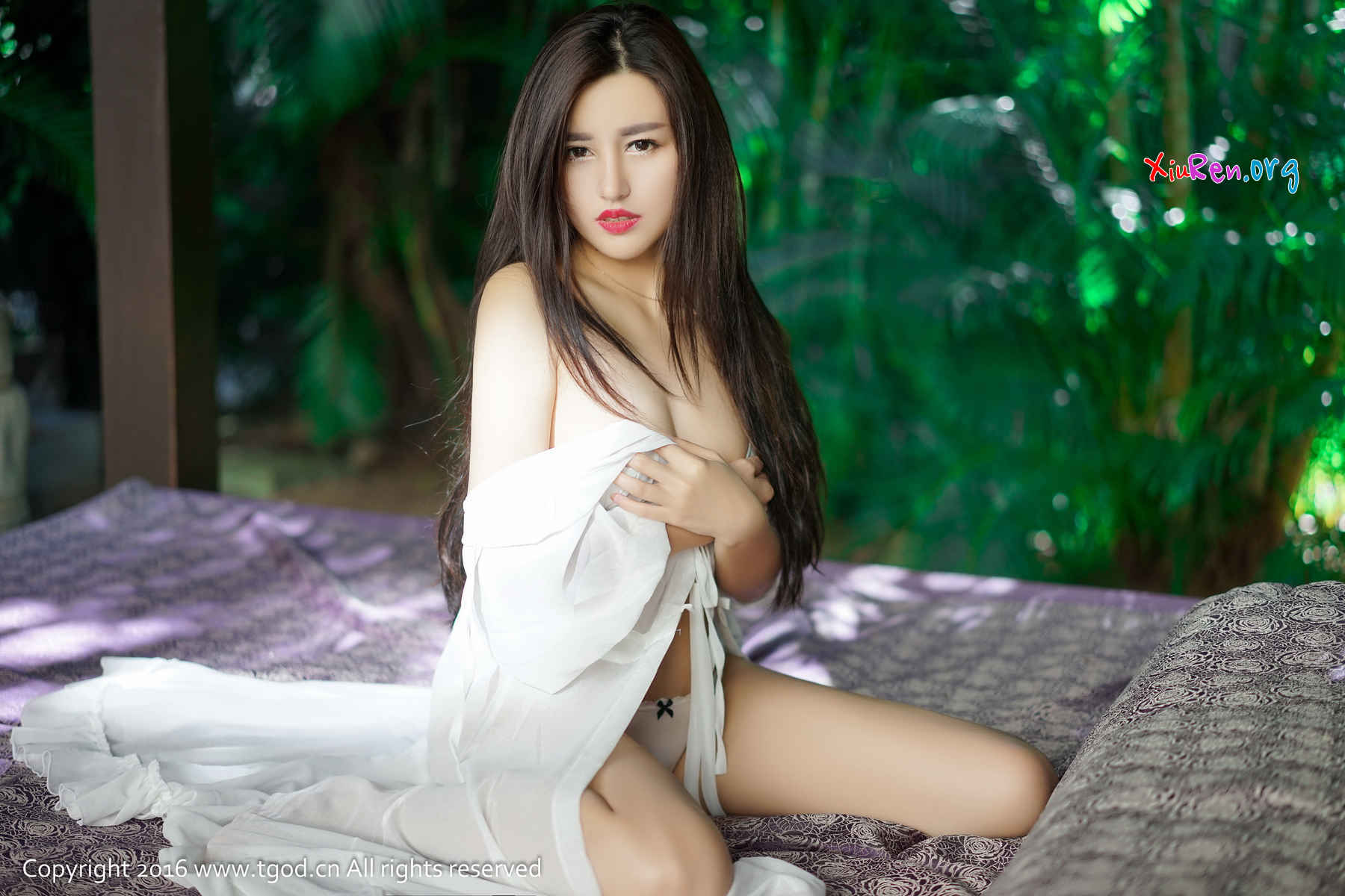 [TGOD推女神] 甜美长发美女汪佩妮Penny诱惑吸睛翘臀妖娆水灵私拍 42P